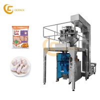 Fully Automatic 10 14 Multi Heads Electronic Weighing Scale Frozen Food Crayfish Seafood Chicken Leg Packing Machine