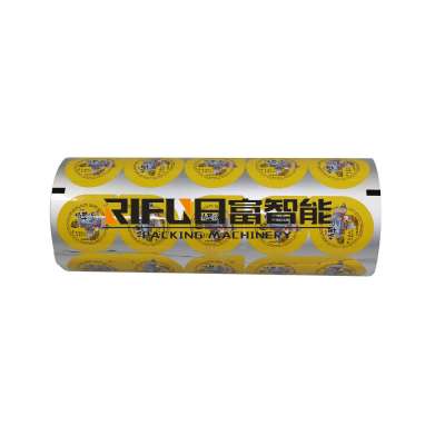 Promotional flexible food packaging plastic film on roll