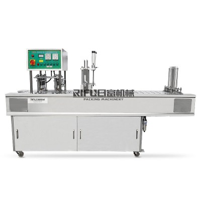 Automatic Commercial Ice Cream and Yogurt Cup Filling Sealing Machine